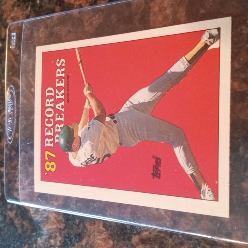 1988 Topps Mark McGwire ERROR #3 Card⚾